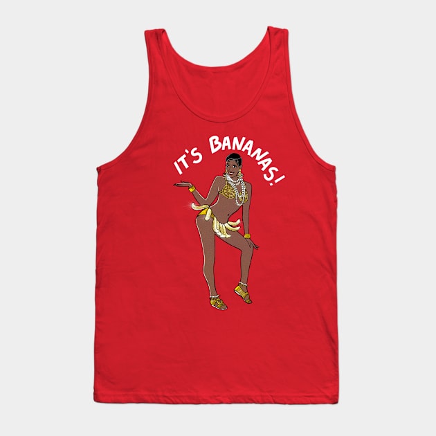 Banana Dance Tank Top by Illustrating Diva 